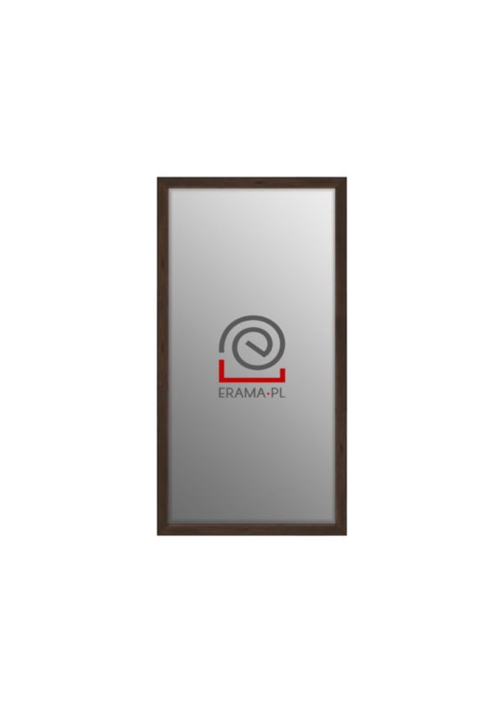 Lustro prostokątne z serii HIT Erama 40 x 80 cm w ramie brązowej 1szt.