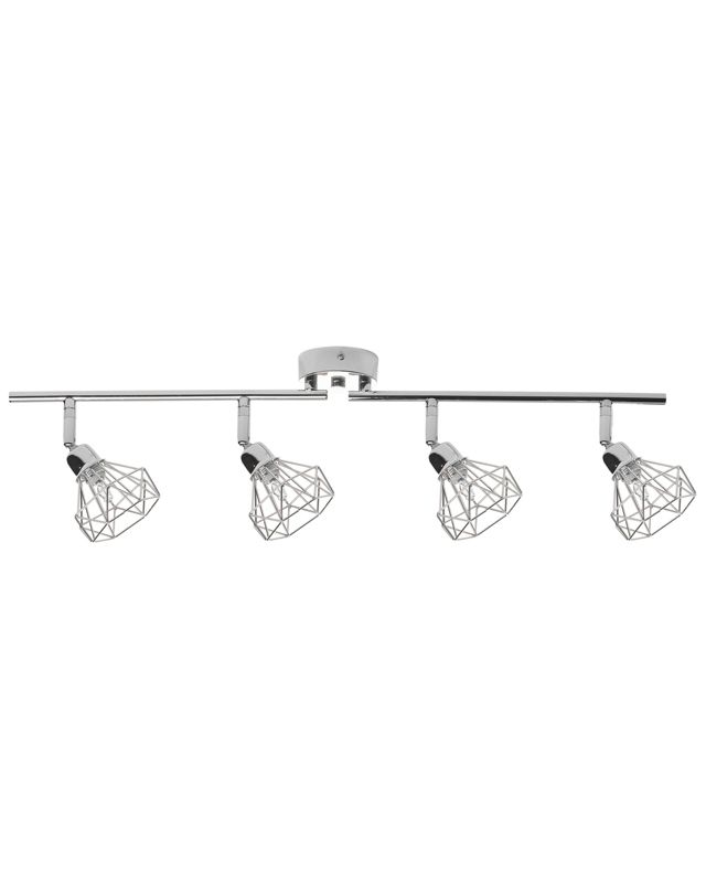 Lampa spot 4-punktowa Erma Regulowana Metal Srebrny 1szt.