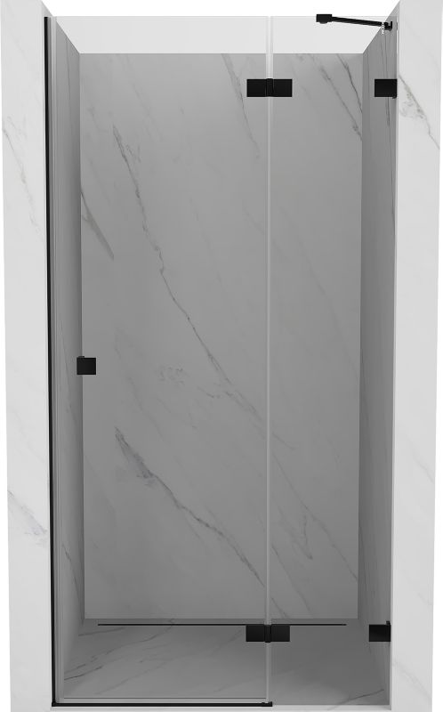 Drzwi prysznicowe Mexen Lunar czarne 125 cm 1 szt.