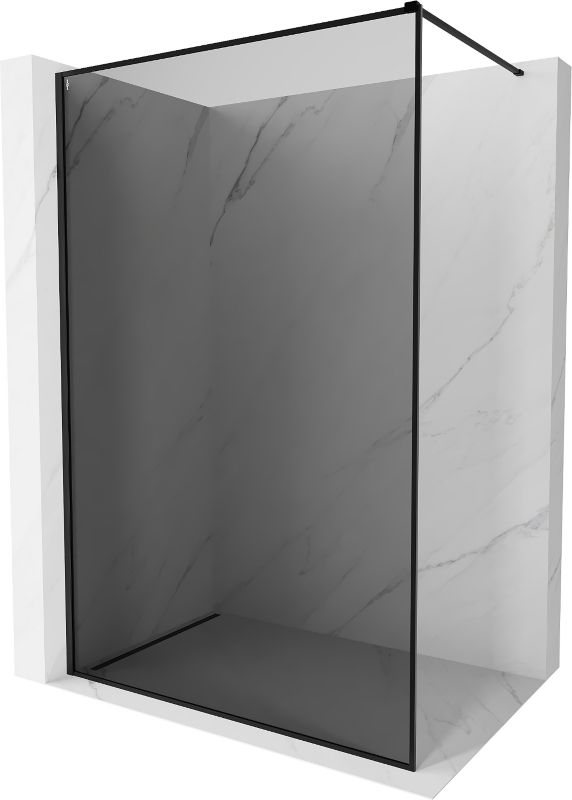 Ścianka prysznicowa Mexen Kioto-XF czarna 120x202 cm 800-120-104-70-40-X1 szt.