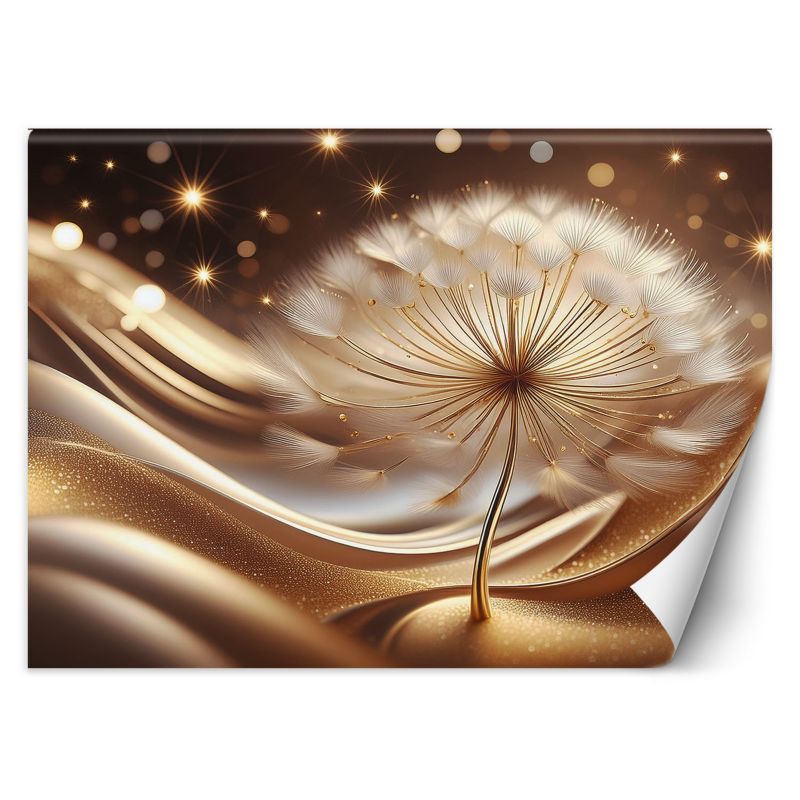 Fototapeta Feeby Kwiaty, złoty blask 150x105 1 szt