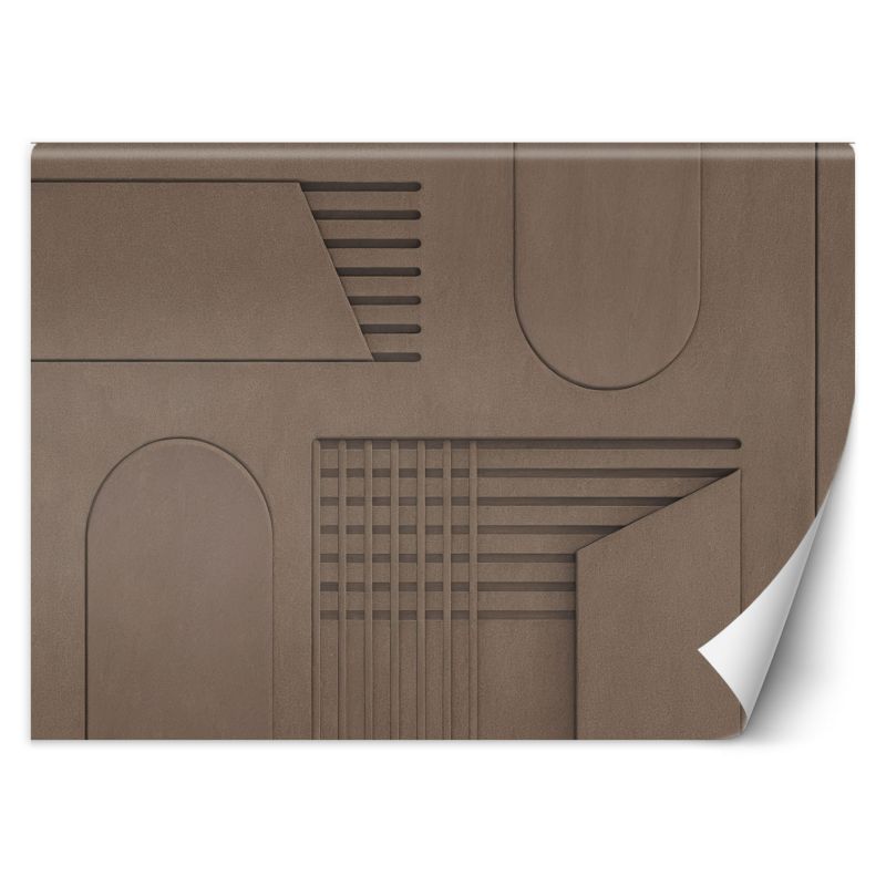Fototapeta Feeby Brązowy Relief 3D 100x70 1 szt