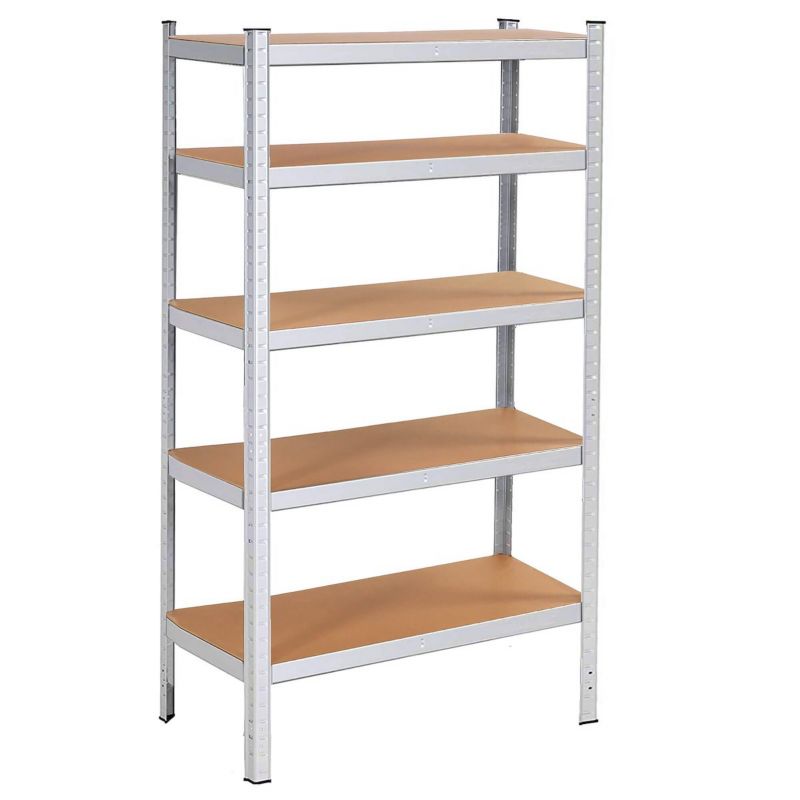 Regał metalowy magazynowy Springos 5 półek 180x100x60cm 1000 kg do garażu, piwnicy 1 szt.