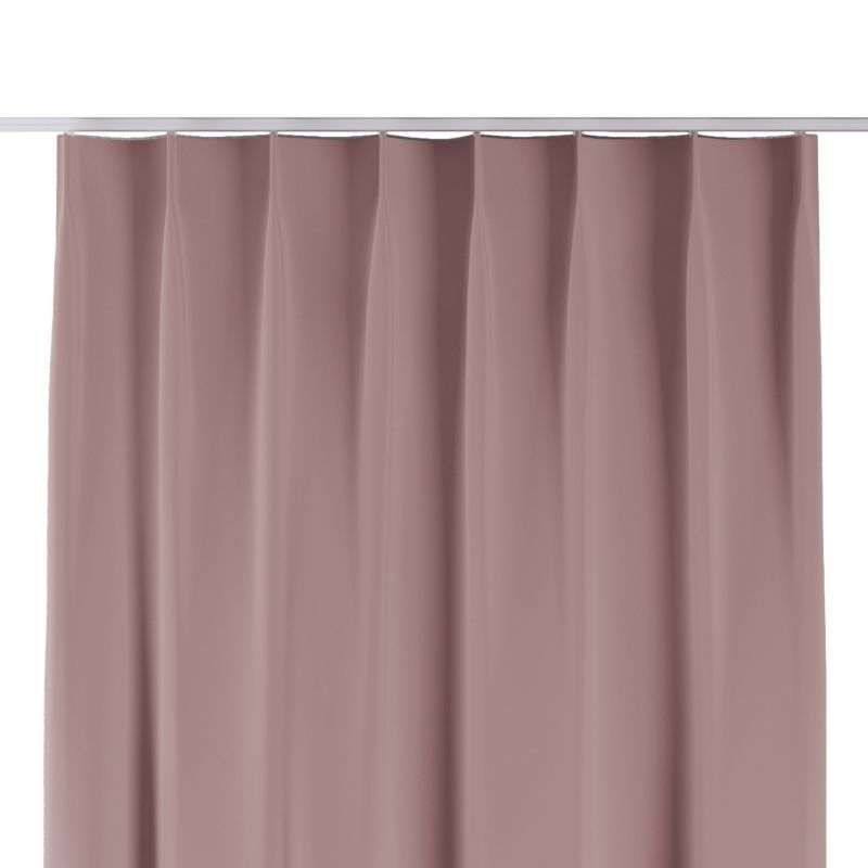 Zasłona na haczykach flex pojedynczych Dekoria 140x260 cm pudrowy róż 1 szt.