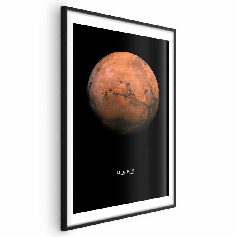 Plakat Artgeist Mars 21x30 cm z ramą czarną 1 szt