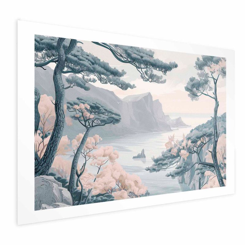 Plakat Artgeist Błękitne wybrzeże 60x40 cm bez ramy 1 szt
