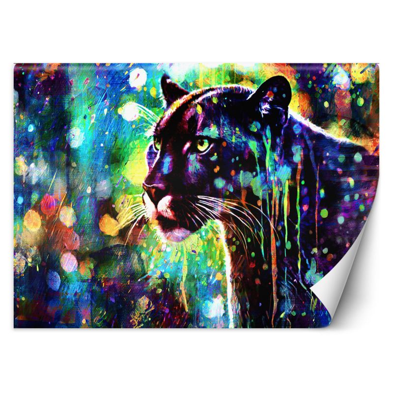 Fototapeta Feeby Czarna pantera Abstrakcja 250x175 1 szt