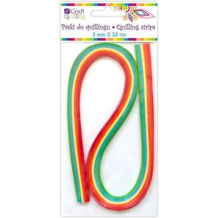 PASKI QUILLlNG 3MM 100SZT TĘCZA