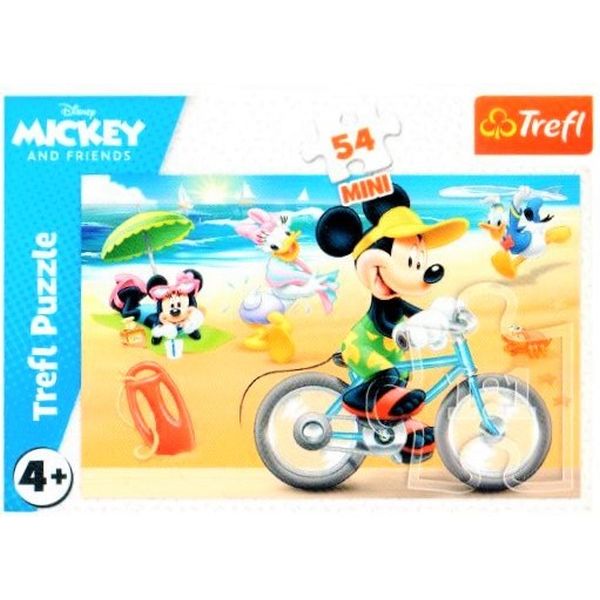 Trefl Puzzle Mini 54 el. Myszka Mickey Dzień z Przyjaciółmi