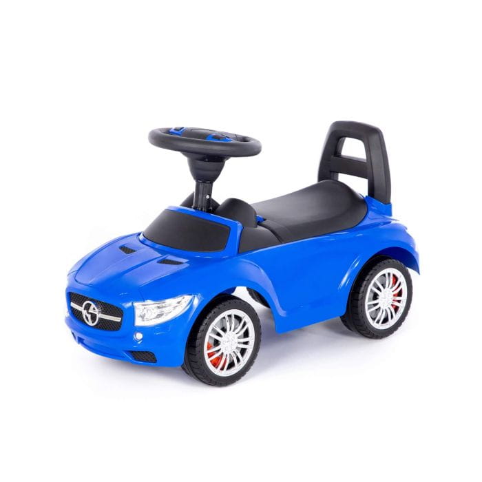 Samochód-jeździk "SuperCar" Nr1 z sygnałem dźwiękowym (granatowy)