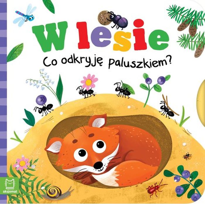 Książeczka W lesie. Co odkryję paluszkiem?