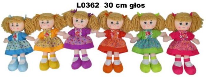 LALKA 6 GŁOS 30CM