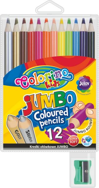 KREDKI 12 OŁÓWKOWE JUMBO+TEMPERÓWKA
