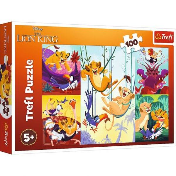PUZZLE 100 KRÓL LEW