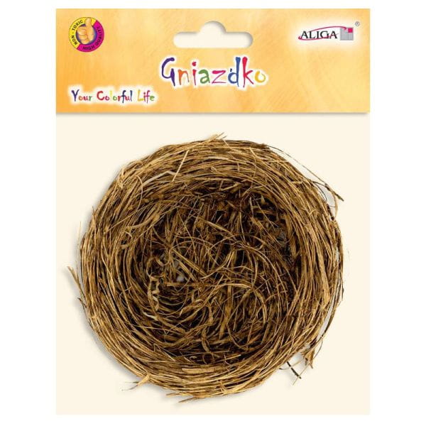 GNIAZDKO ZE SŁOMY 7CM