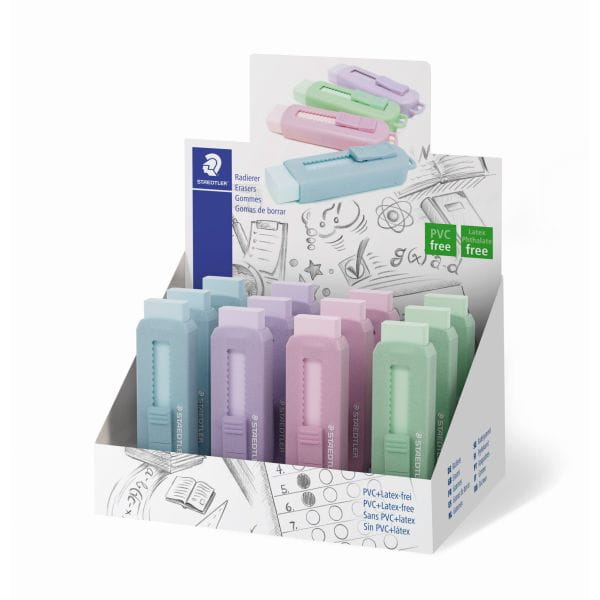 Gumka PVC-free do ołówka, kolekcja Pastel, Staedtler