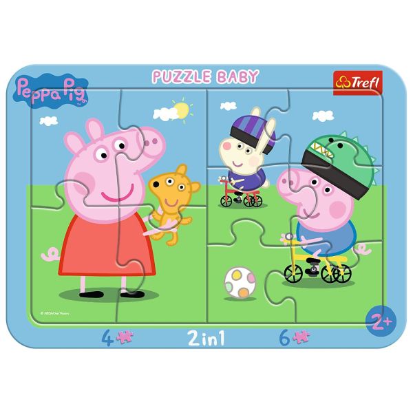 Puzzle Ramkowe Peppa Baby Trefl