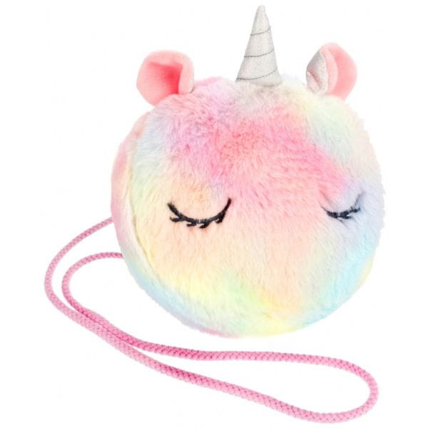 Torebka na ramię Pluszowy Unicorn Rainbow
