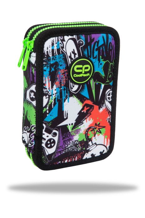Coolpack Piórnik Jumper 2 podwójny z wyposażeniem Peek A Boo
