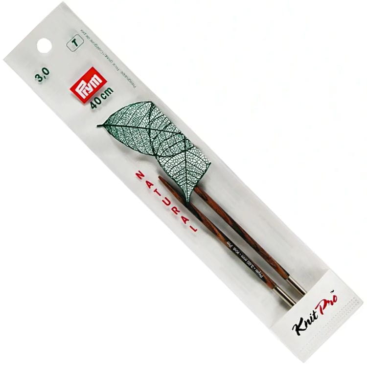 końcówki drutów krótkie NATURAL roz. 3.0" PRYM 223350 do łączenia żyłką .