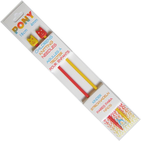 druty proste dla dzieci 18cm 4" PONY 61659 .