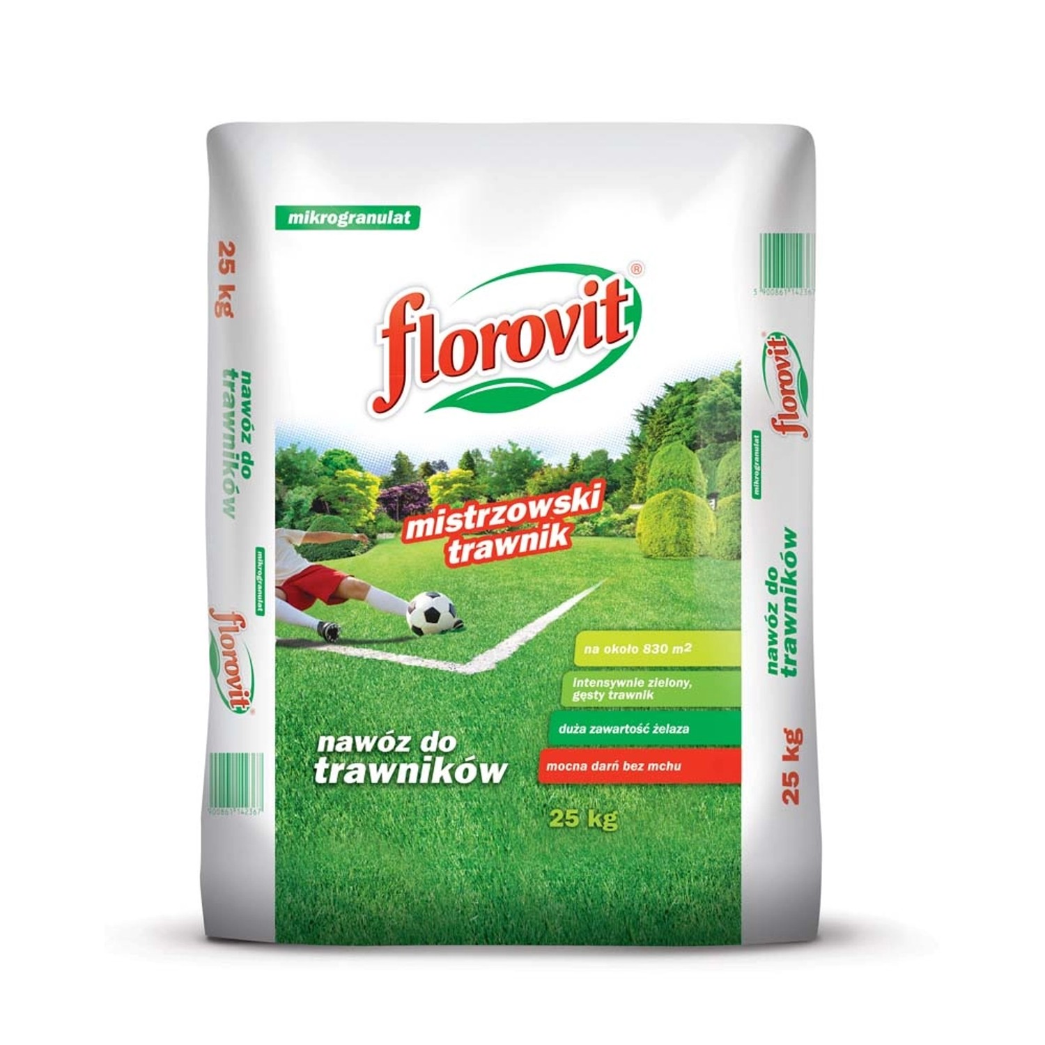 Nawóz do trawników z mchem - 25 kg