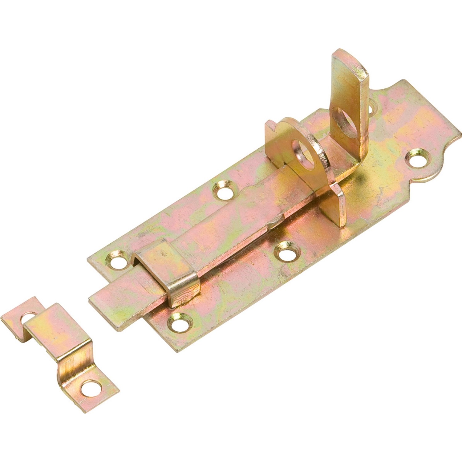 Zasuwa drzwiowa 120 mm x 50 mm ocynkowana na żółto