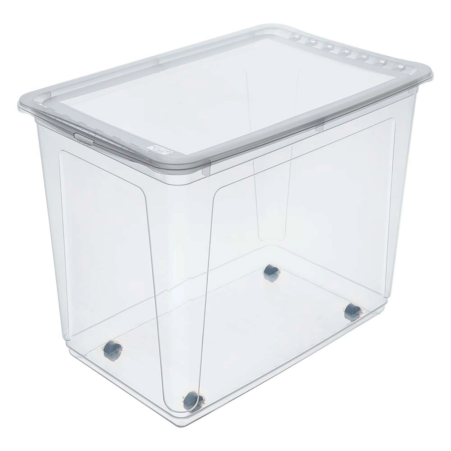 Keeeper Pojemnik Clearbox Bert 63 l z kółkami i pokrywą