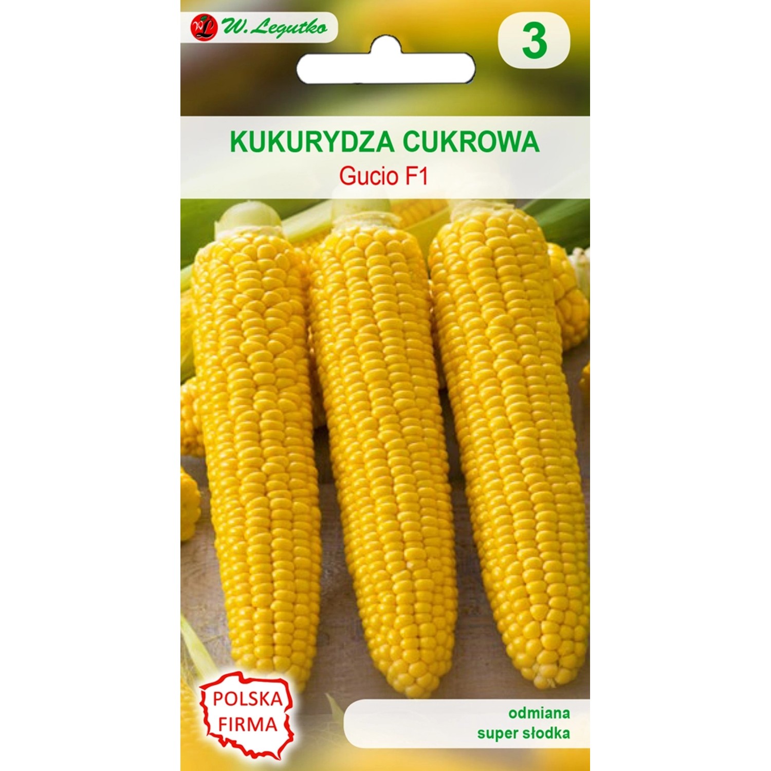 Kukurydza cukrowa Gucio mieszaniec 5,00g