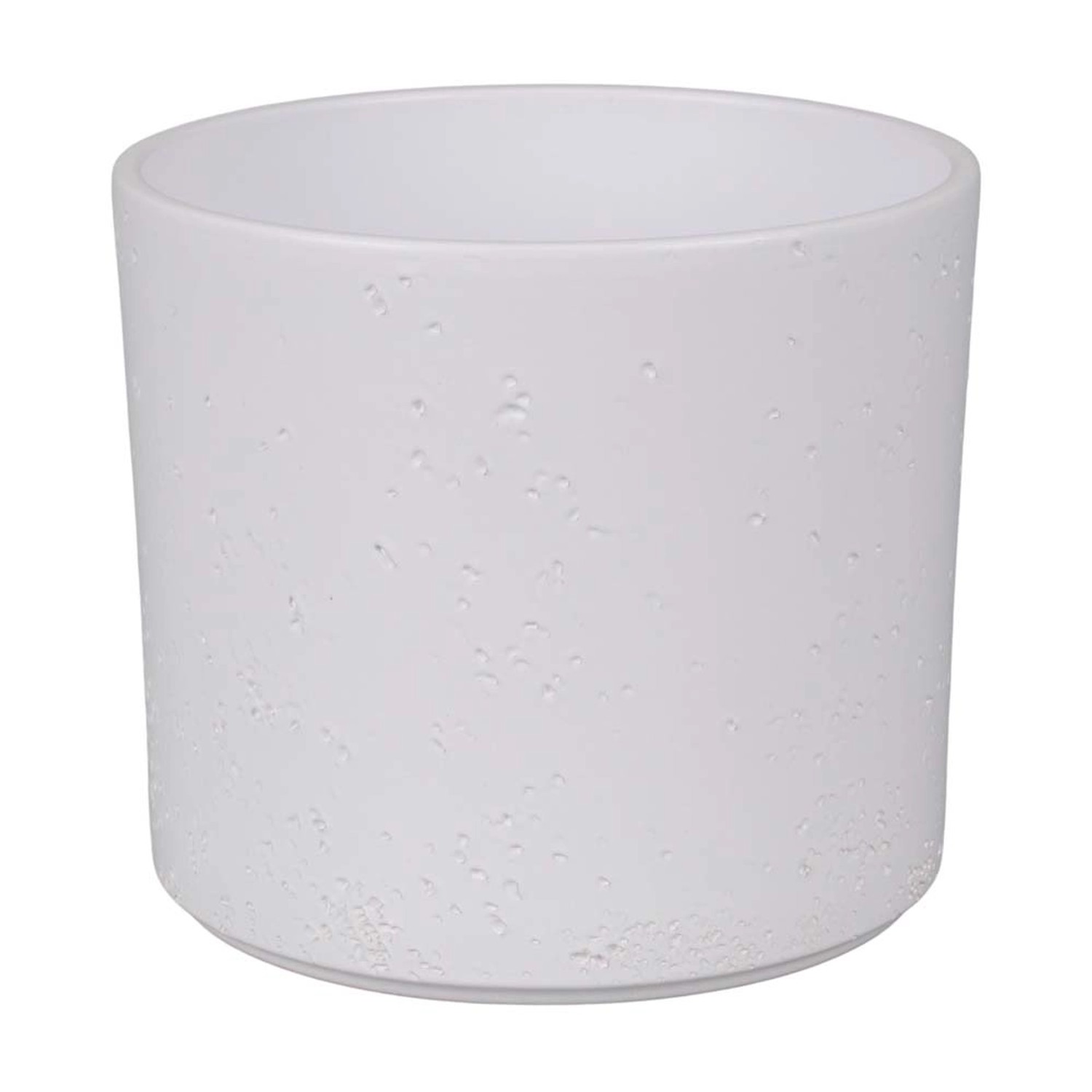 Osłonka Pillar biała mat - 21 cm