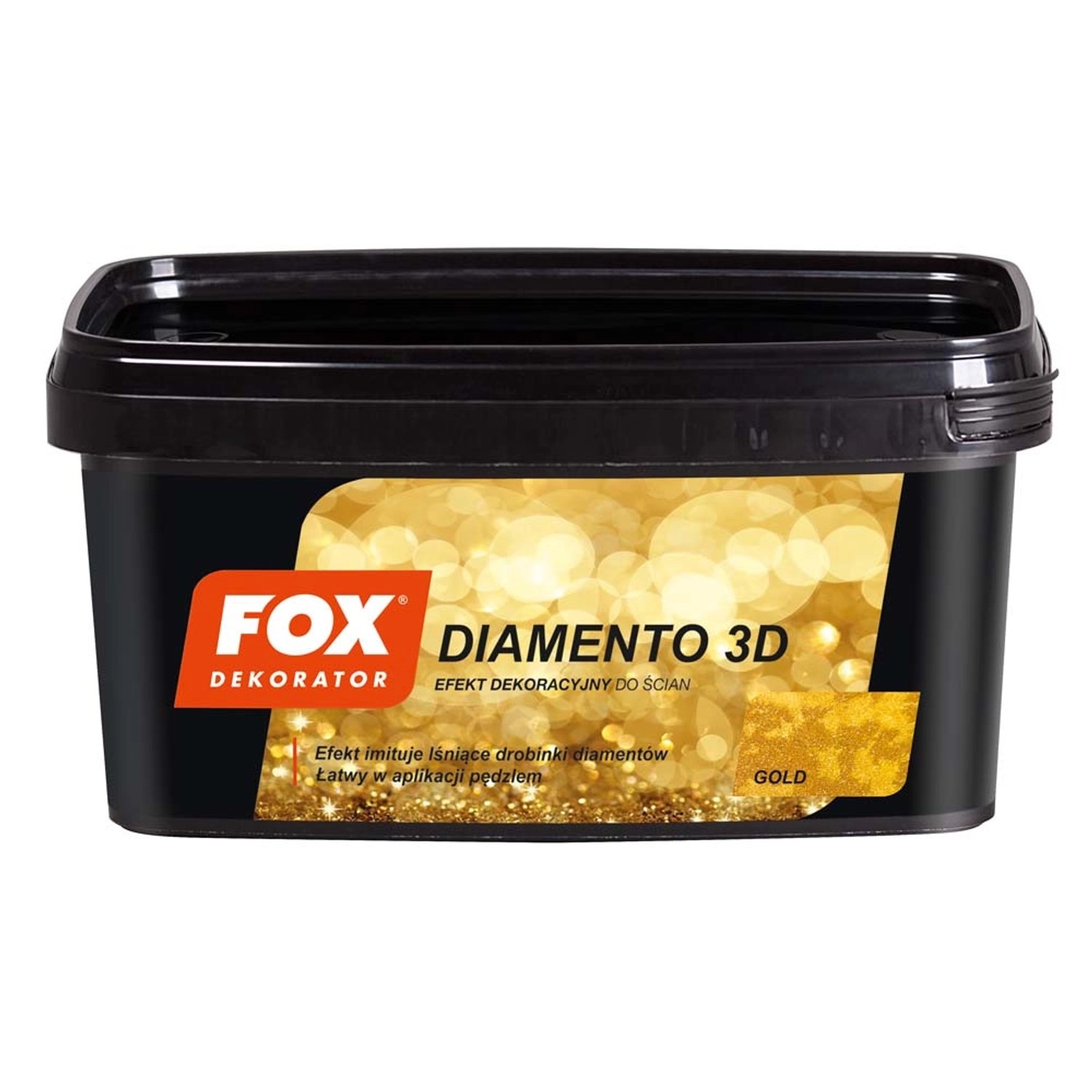 Farba dekoracyjna Diamento 3D gold 1l