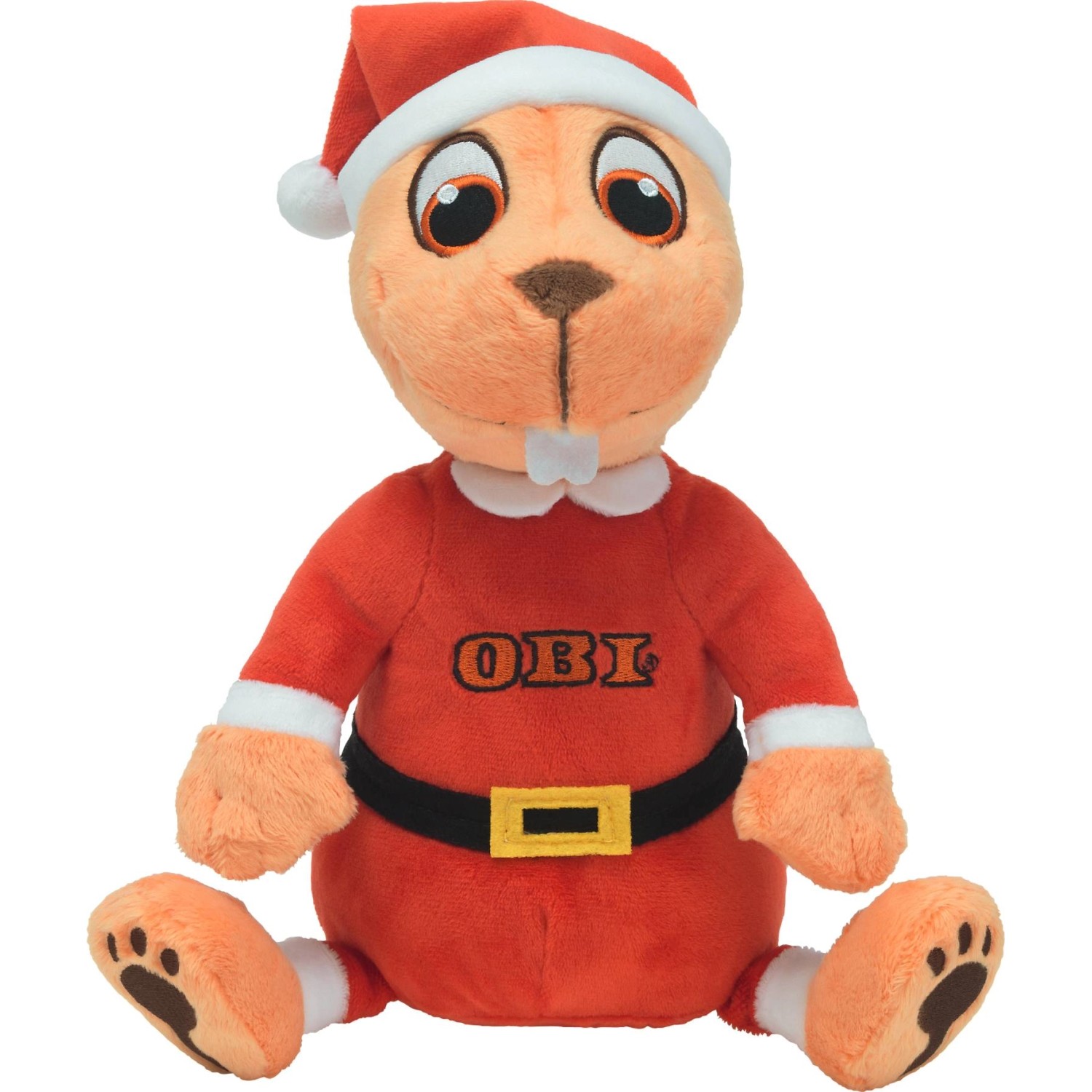 Maskotka pluszowa Świąteczny Bóbr OBI 25 cm