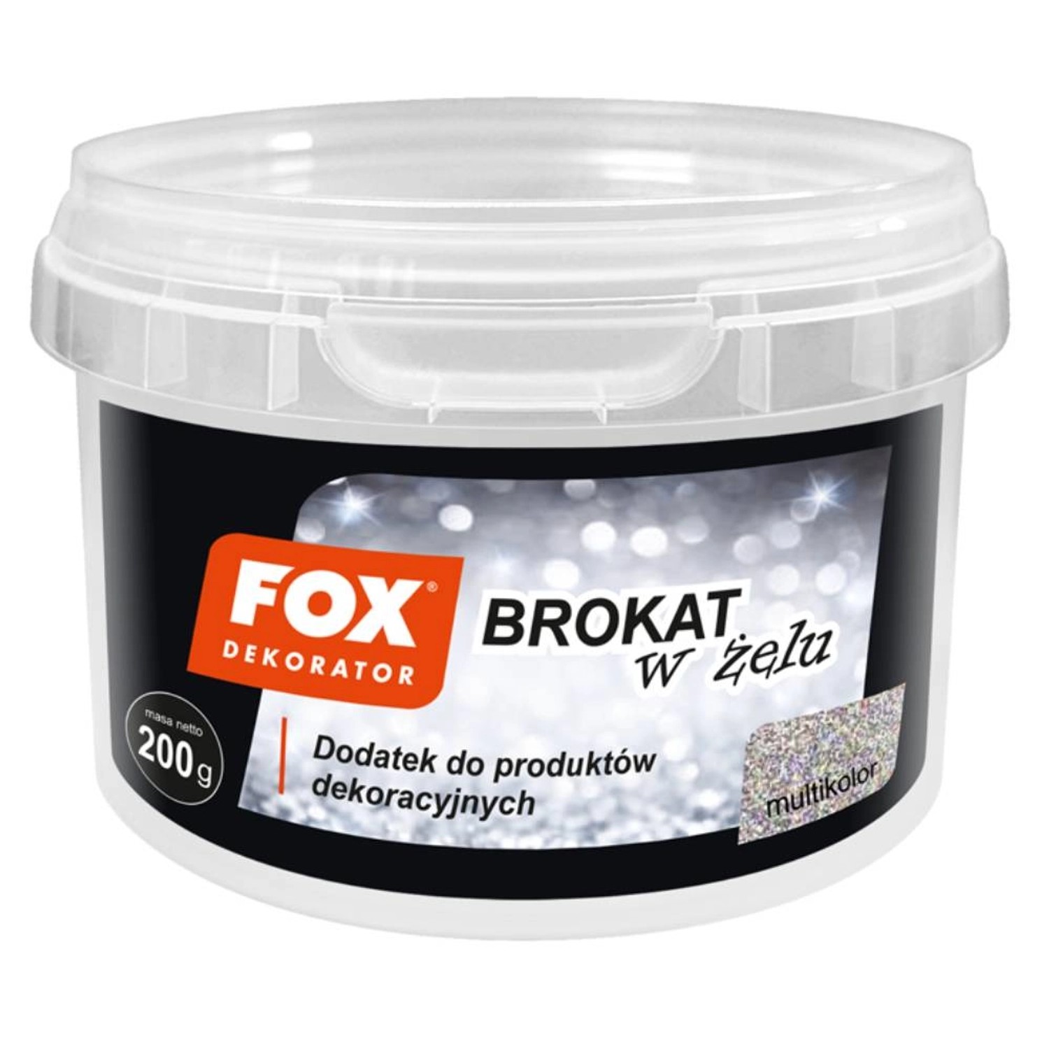 Fox Brokat w żelu multikolor 200g