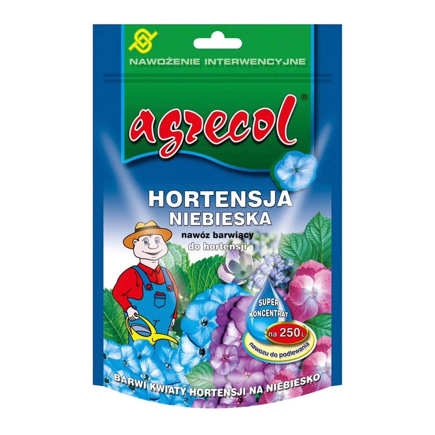 Agrecol Nawóz barwiący Hortensja niebieska 250 g.