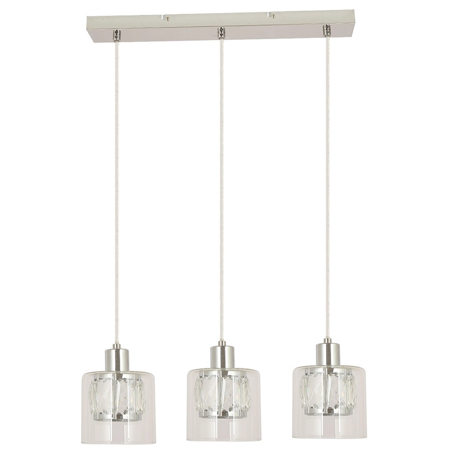 Reality Lampa wisząca ELMO 3x40W E14 chrom