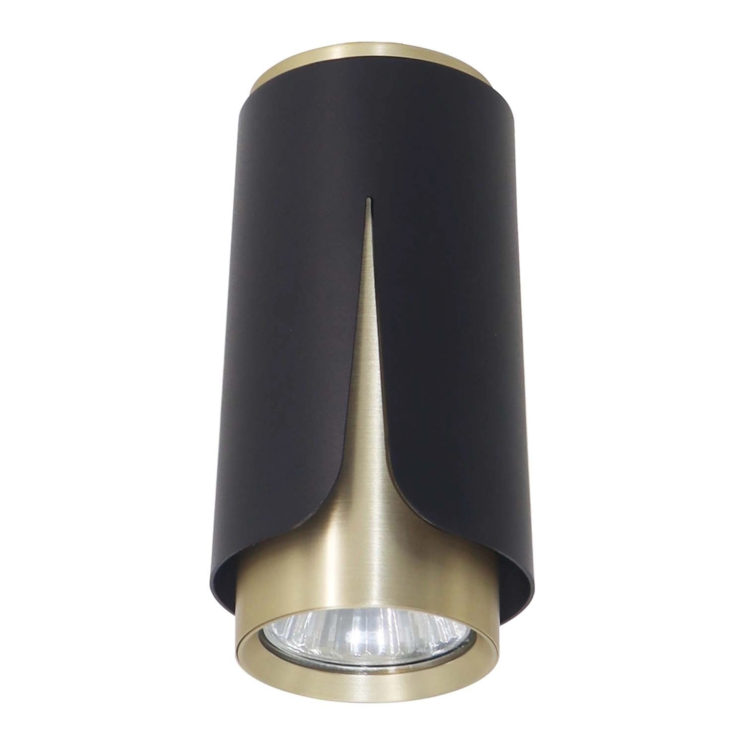 MiLAGRO Spot Flower Downlight 1xGU10 8W LED czarno-złoty