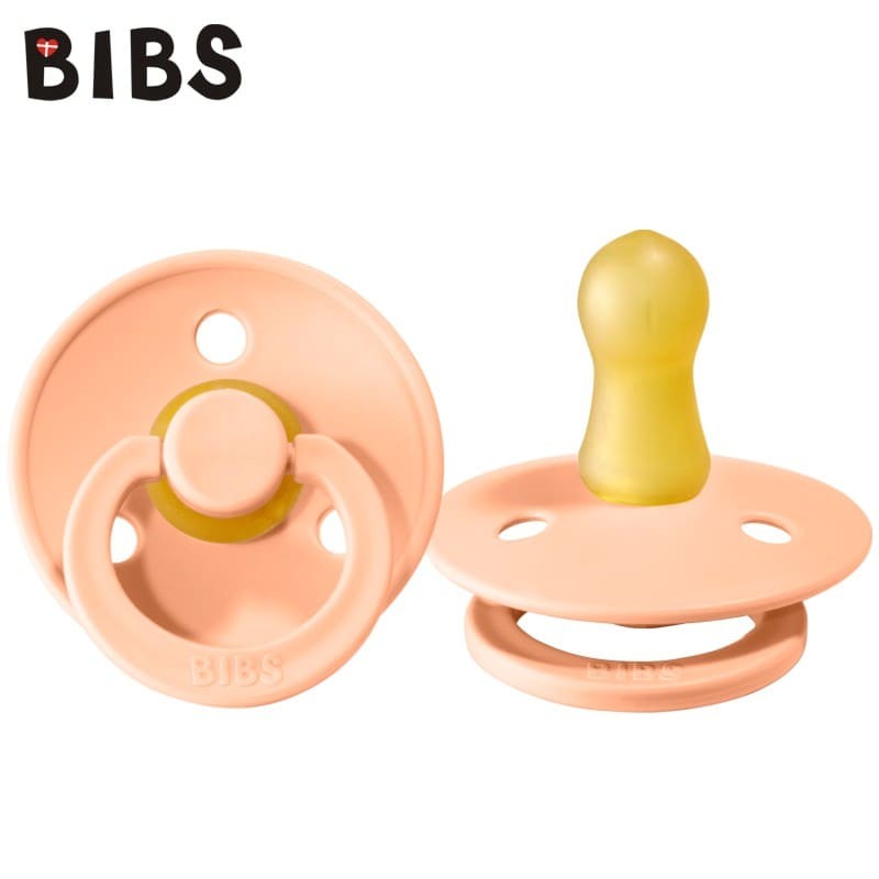 Bibs, S Peach Sunset Smoczek Uspokajający kauczuk Hevea