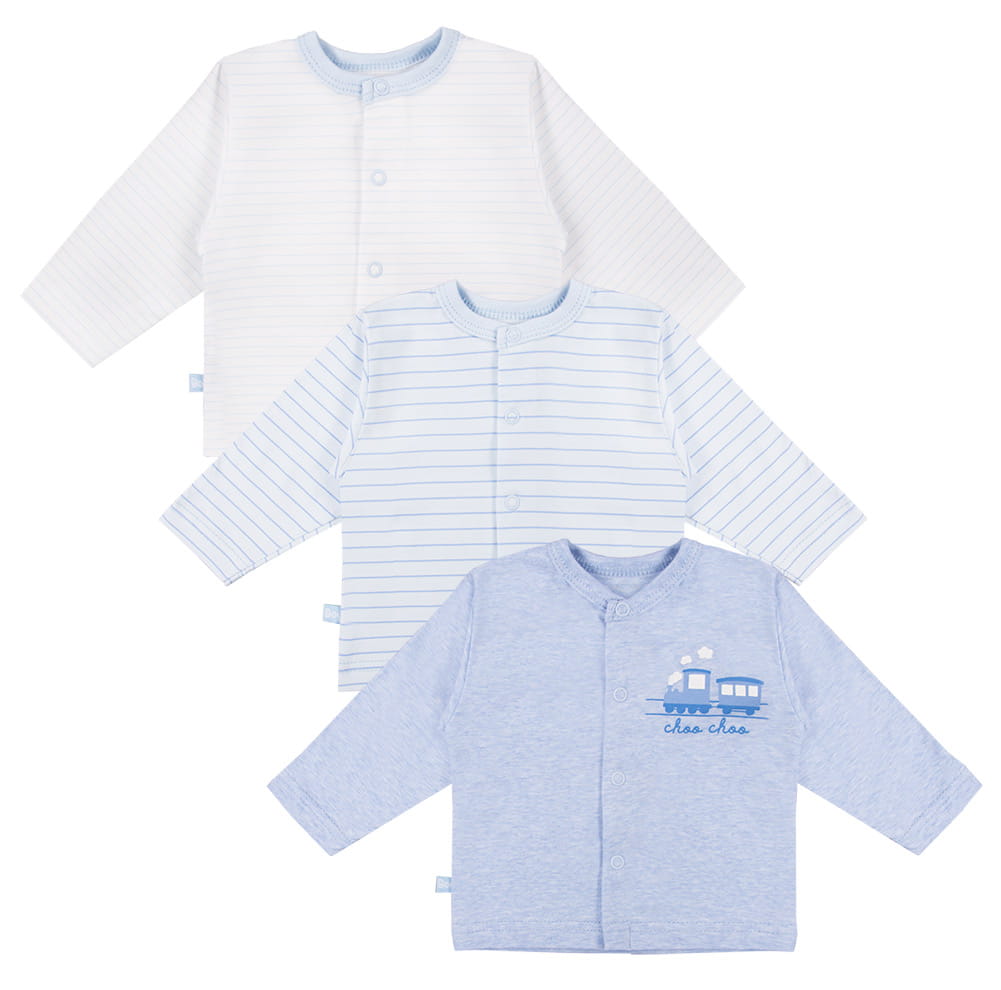 3-pak kaftan niemowlęcy TINY niebieski EV