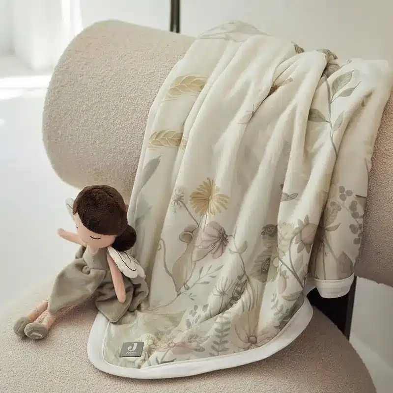 Jollein - kocyk bawełniany DREAMY MOUSE Velvet Fleece 150x100 cm BBTB WYPRZEDAŻ
