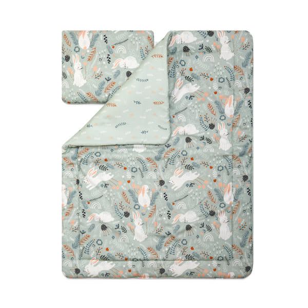 Komplet pościeli z wypełnieniem Rabbit FM - 75x65 cm + poduszka 20x30 cm