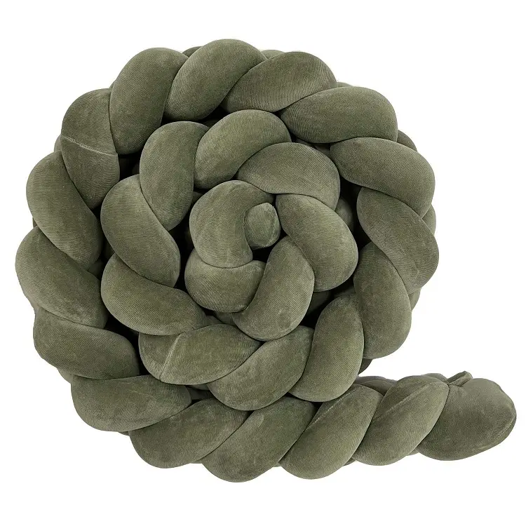 Ochraniacz warkocz welur Khaki LU - 300 cm