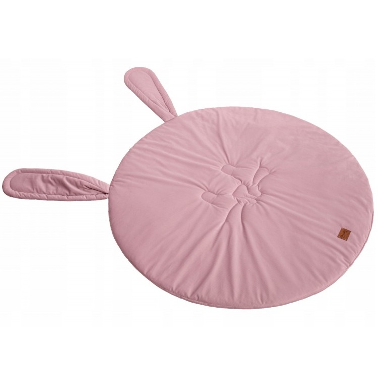 Mata do zabawy KRÓLICZEK velvet pudrowy róż BR