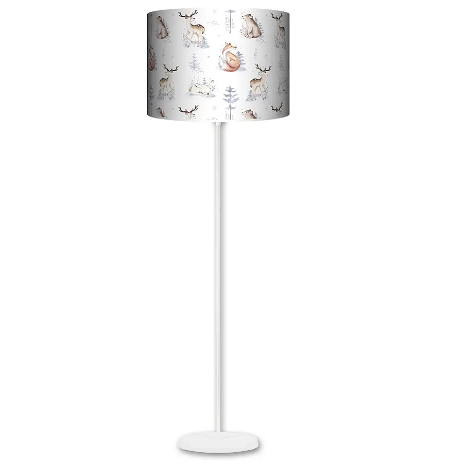 Lampa stojąca MAXI Cosy Winter 1 - kolor podstawy biały FL