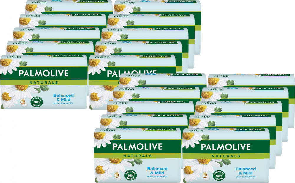 20x Mydło w kostce Palmolive, Naturals Balanced & Mild, 90g