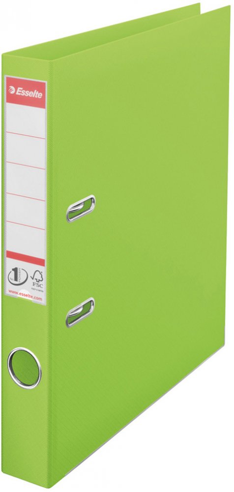 Segregator A4 Esselte Vivida No.1 Power, 50mm, do 350 kartek zielony