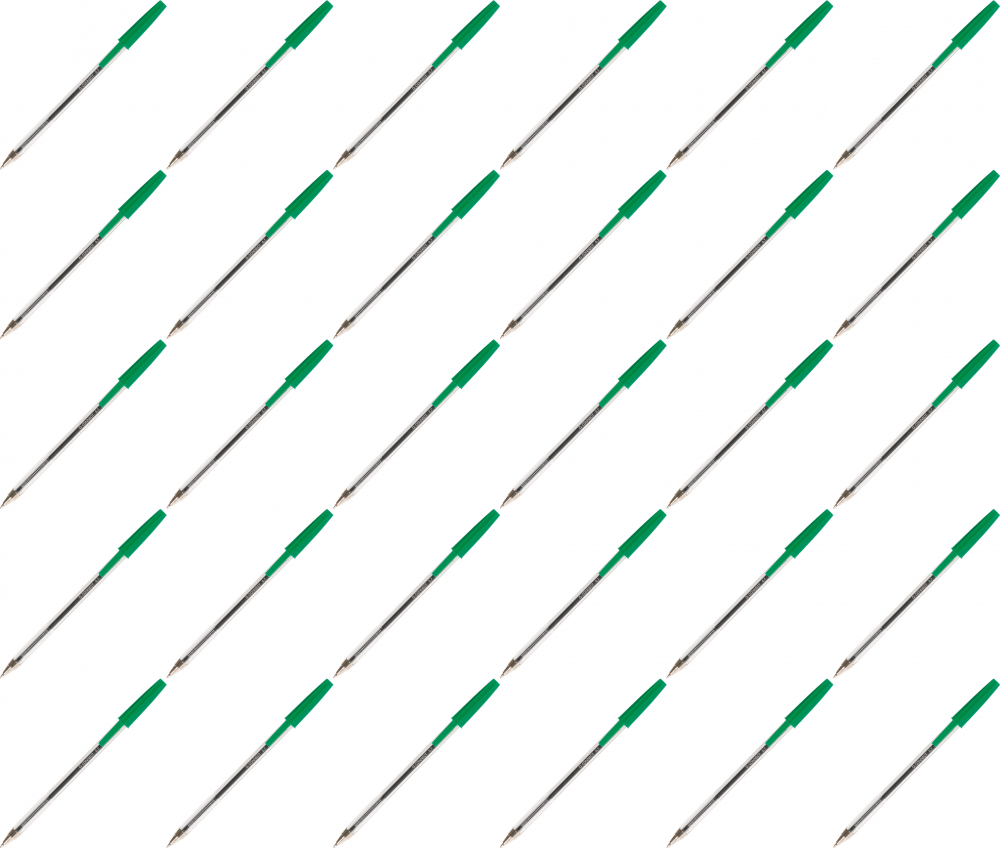 100x Długopis Q-Connect, 0.7mm, zielony