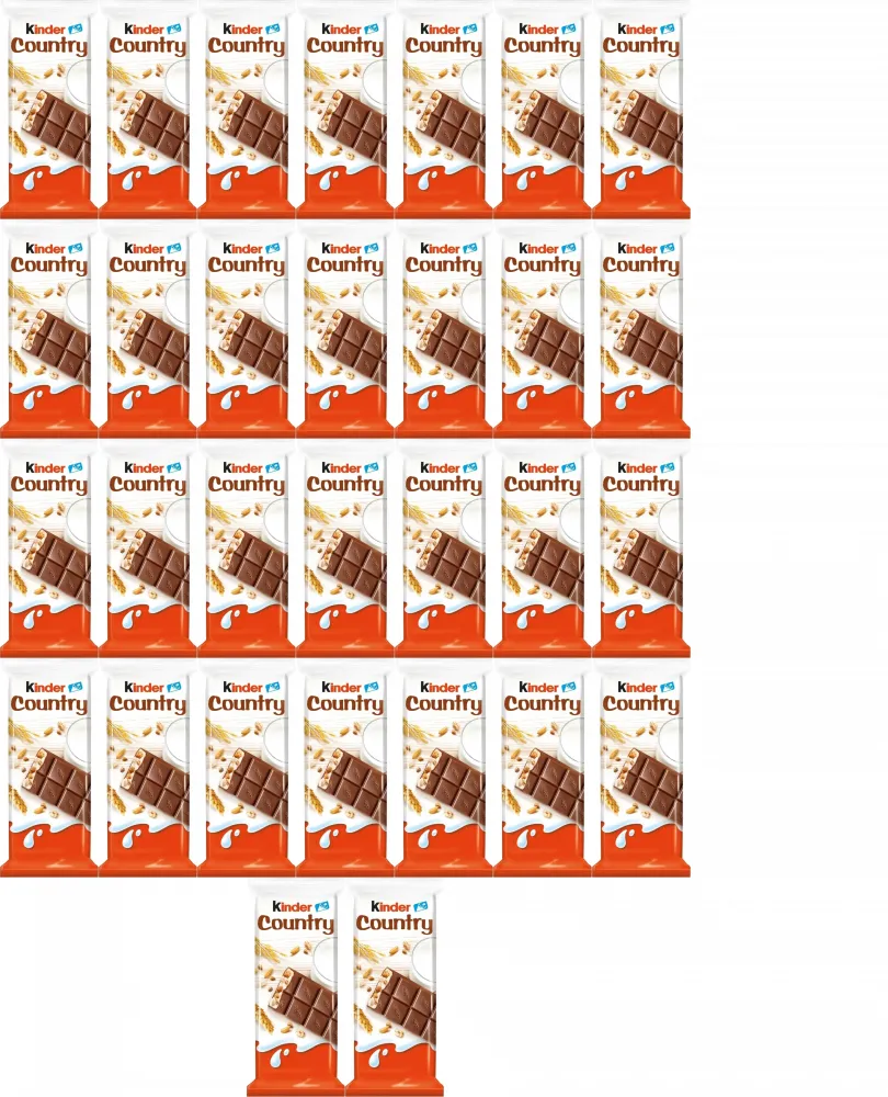 40x Batonik Ferrero Kinder Country, mleczny, 23.5g