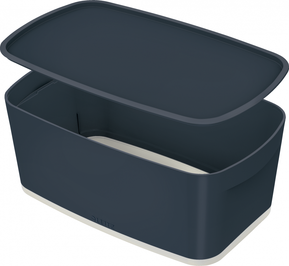 Pojemnik z pokrywką Leitz MyBox Cosy, mały, 318x128x191mm, 5l, szary