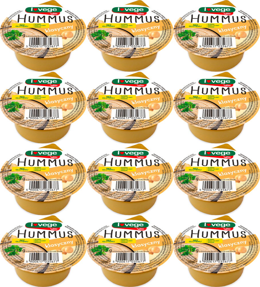 12x Hummus klasyczny Sante Lovege, 115g