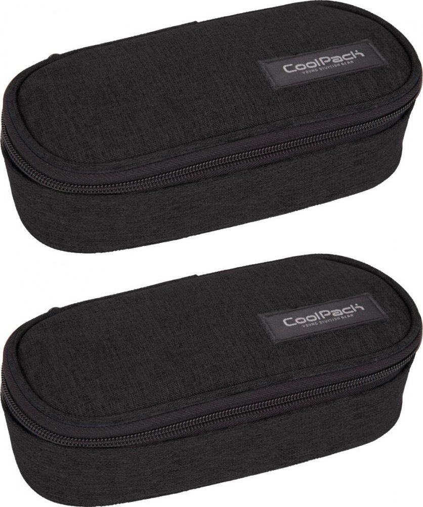 2x Piórnik szkolny CoolPack Campus Snow, saszetka, bez wyposażenia